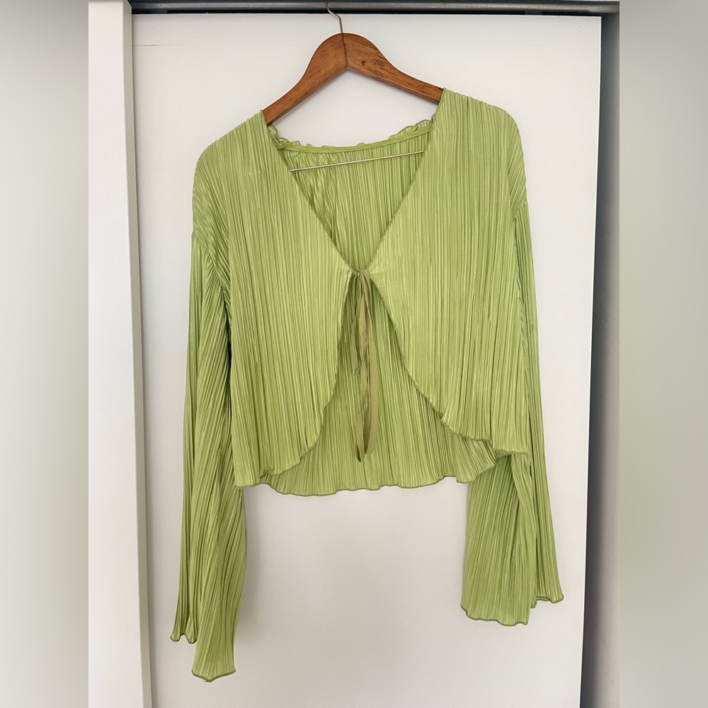 Tie Front Blouse - Small/Medium